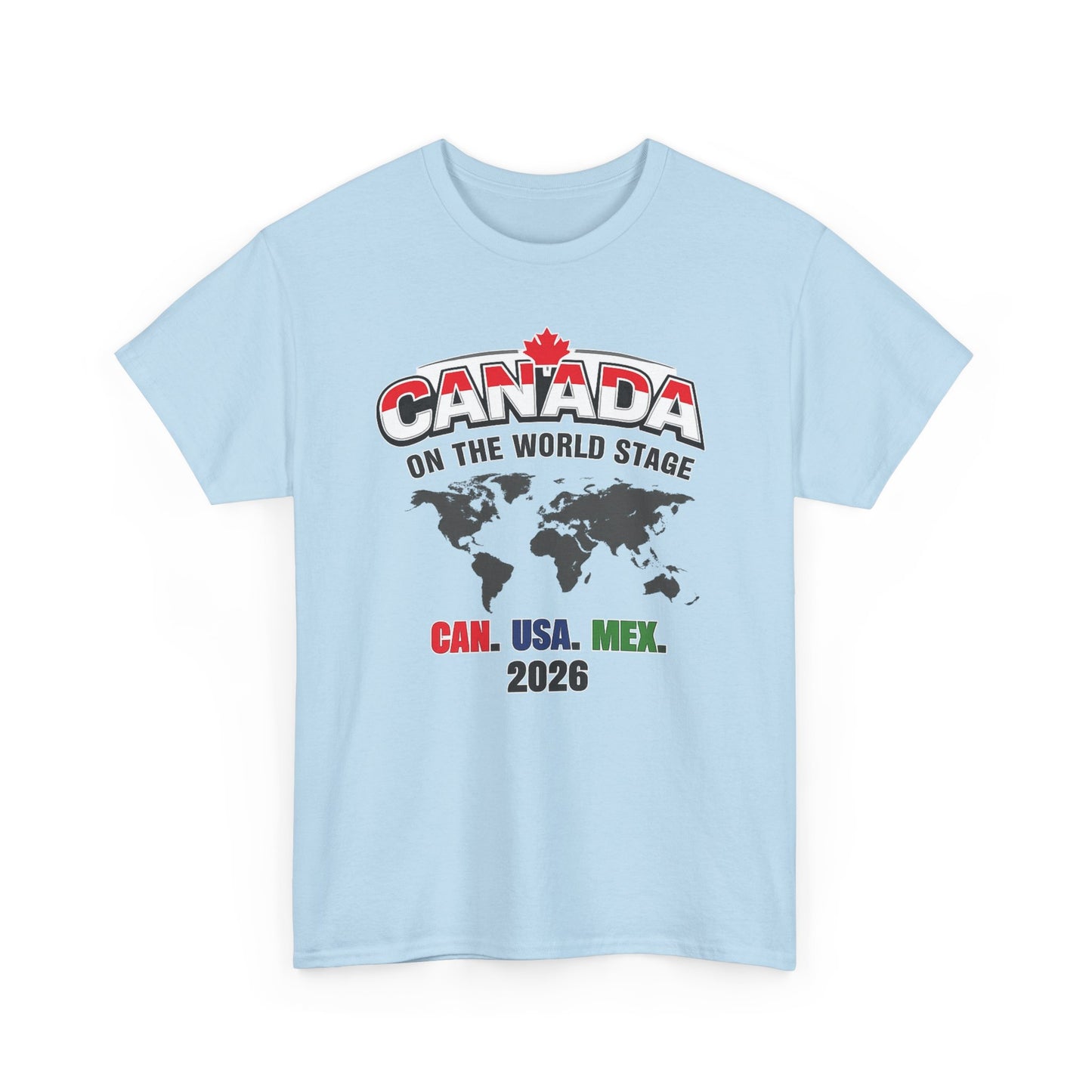 Canada Soccer 2026 World Stage Football Shirt Tee | CAN USA MEX International Pride