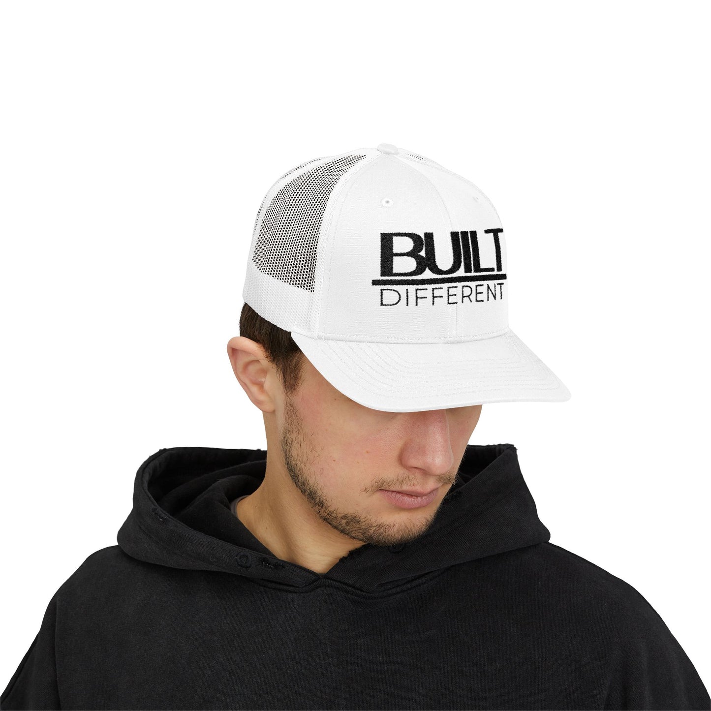 Built Different Snapback Trucker Cap