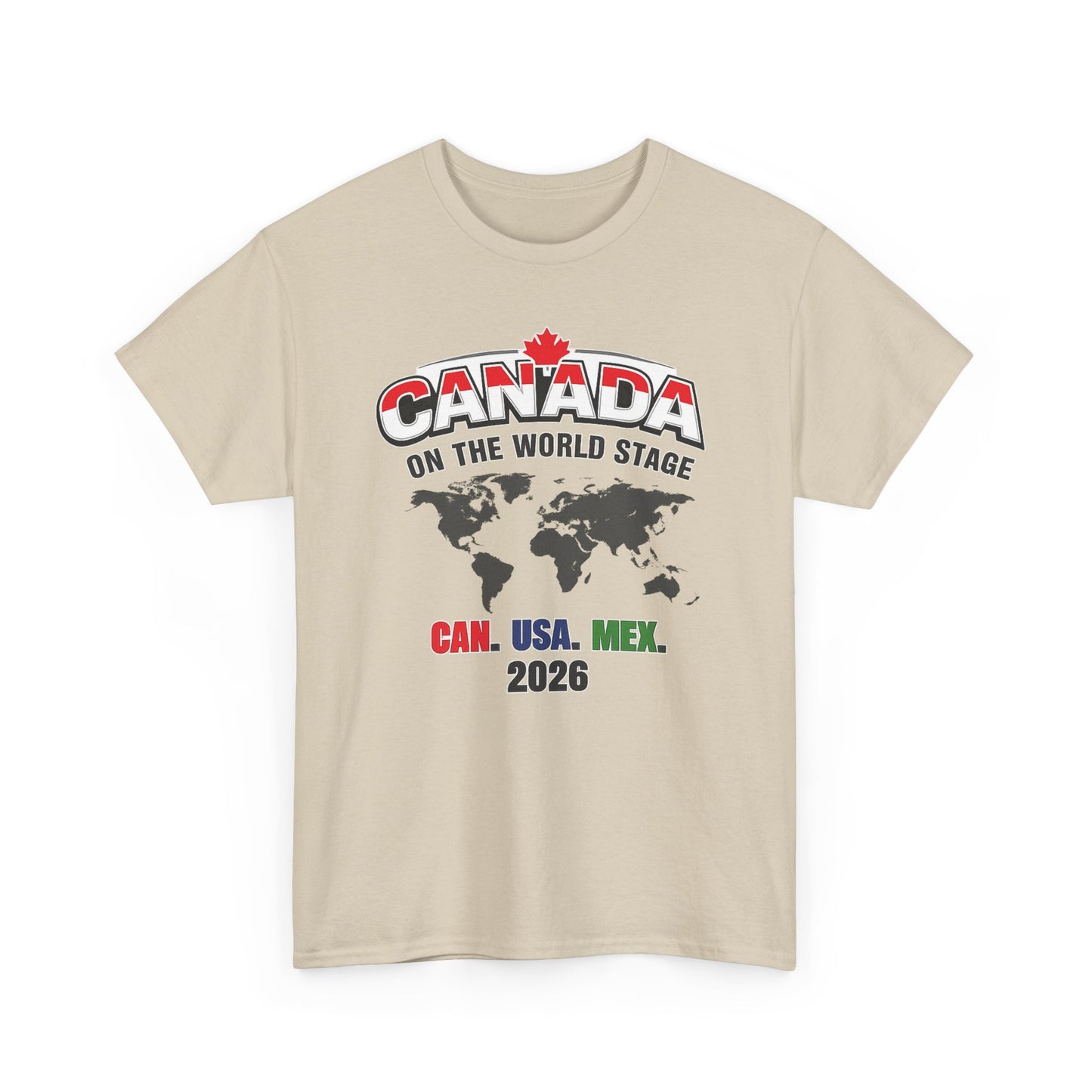 Canada Soccer 2026 World Stage Football Shirt Tee | CAN USA MEX International Pride