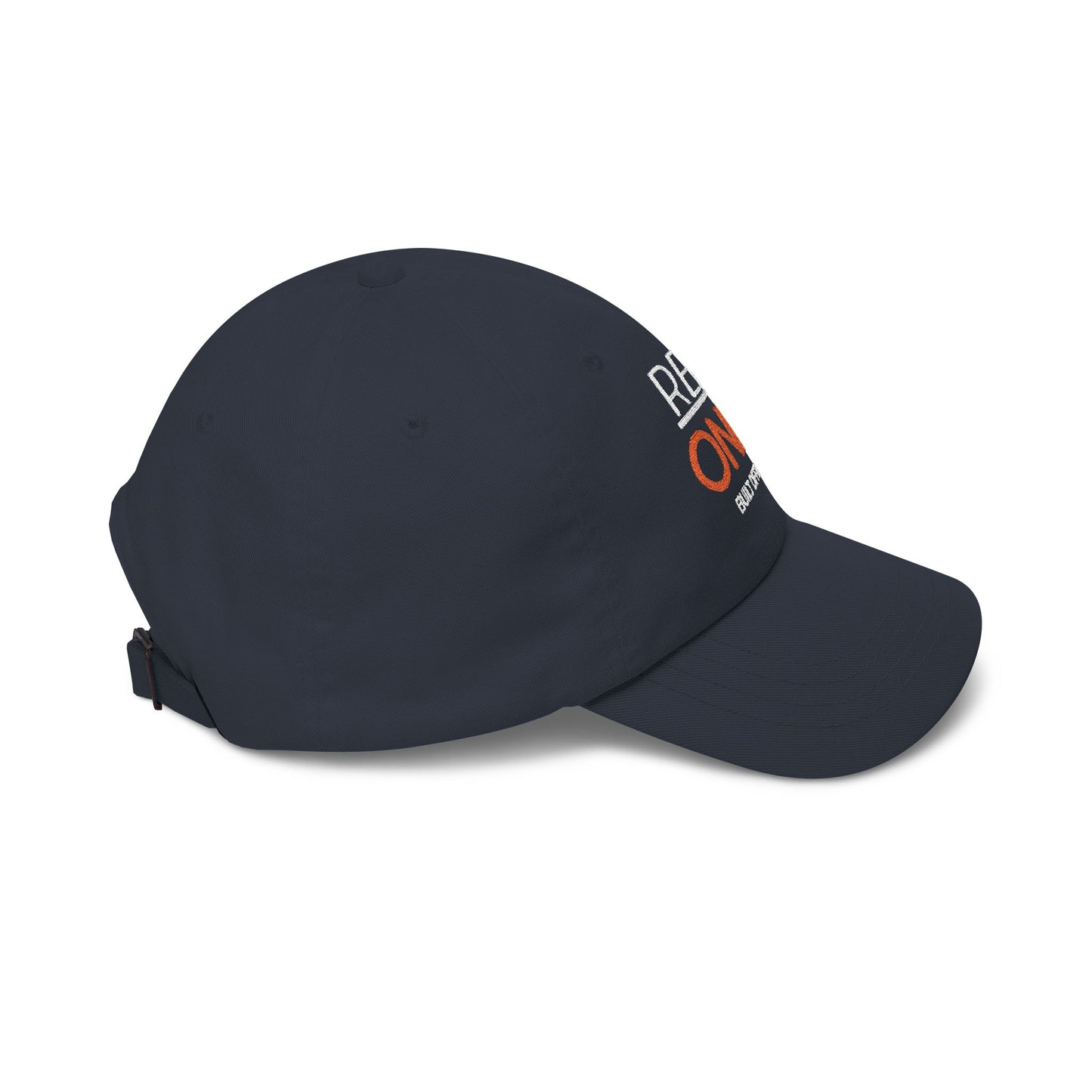 Real Ones Camo Dad Cap — "Real Ones Built Different" Embroidered Hat