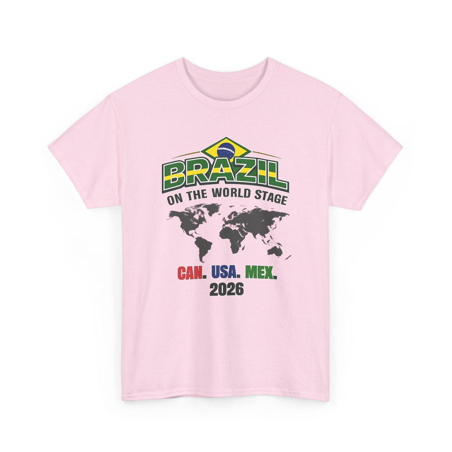 Brazil Soccer 2026 World Stage Tee | Canada Mexico USA Soccer