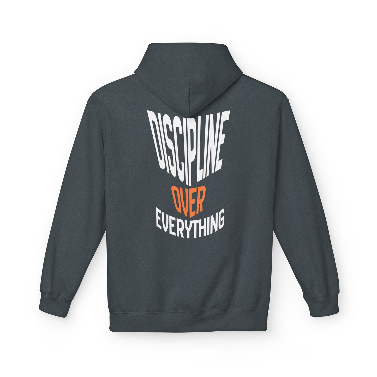 Built Different Hoodie – Discipline Over Everything Gym Hoodie, Motivational Fitness Pullover