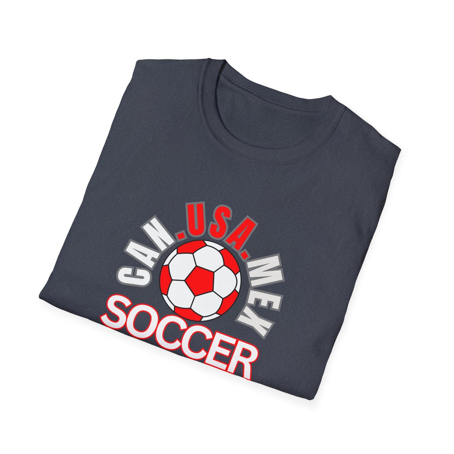 CAN USA MEX 2026 Tee T-Shirt | Soccer Cup Supporters