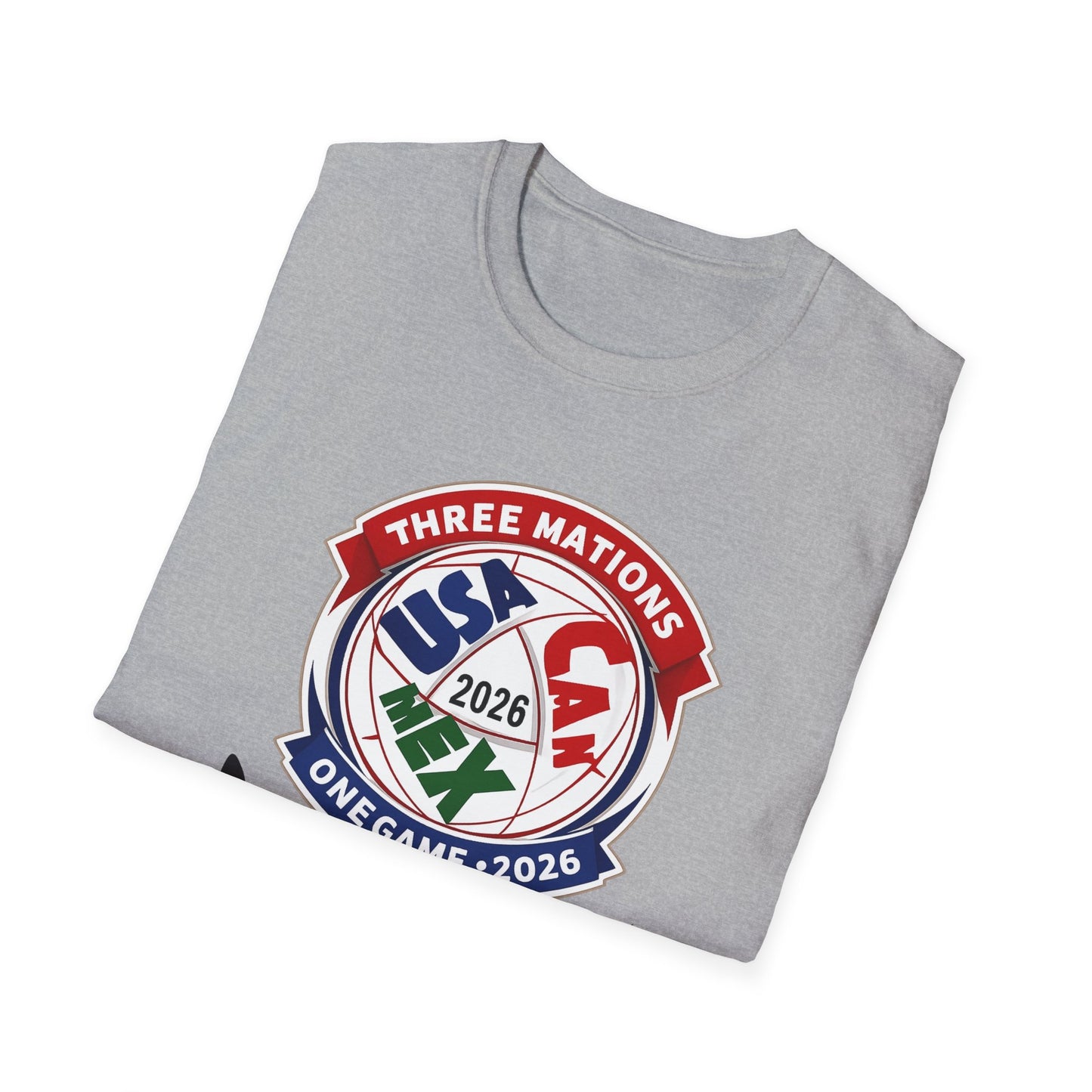 Three Nations One Game CANUSAMEX 2026 Soccer T-Shirt | Game Day Apparel