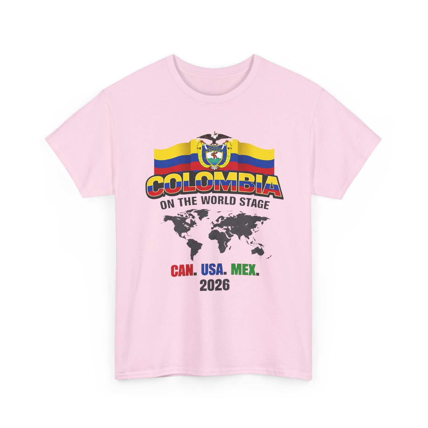 Colombia Soccer 2026 World Stage Tee | Canada Mexico USA soccer fans