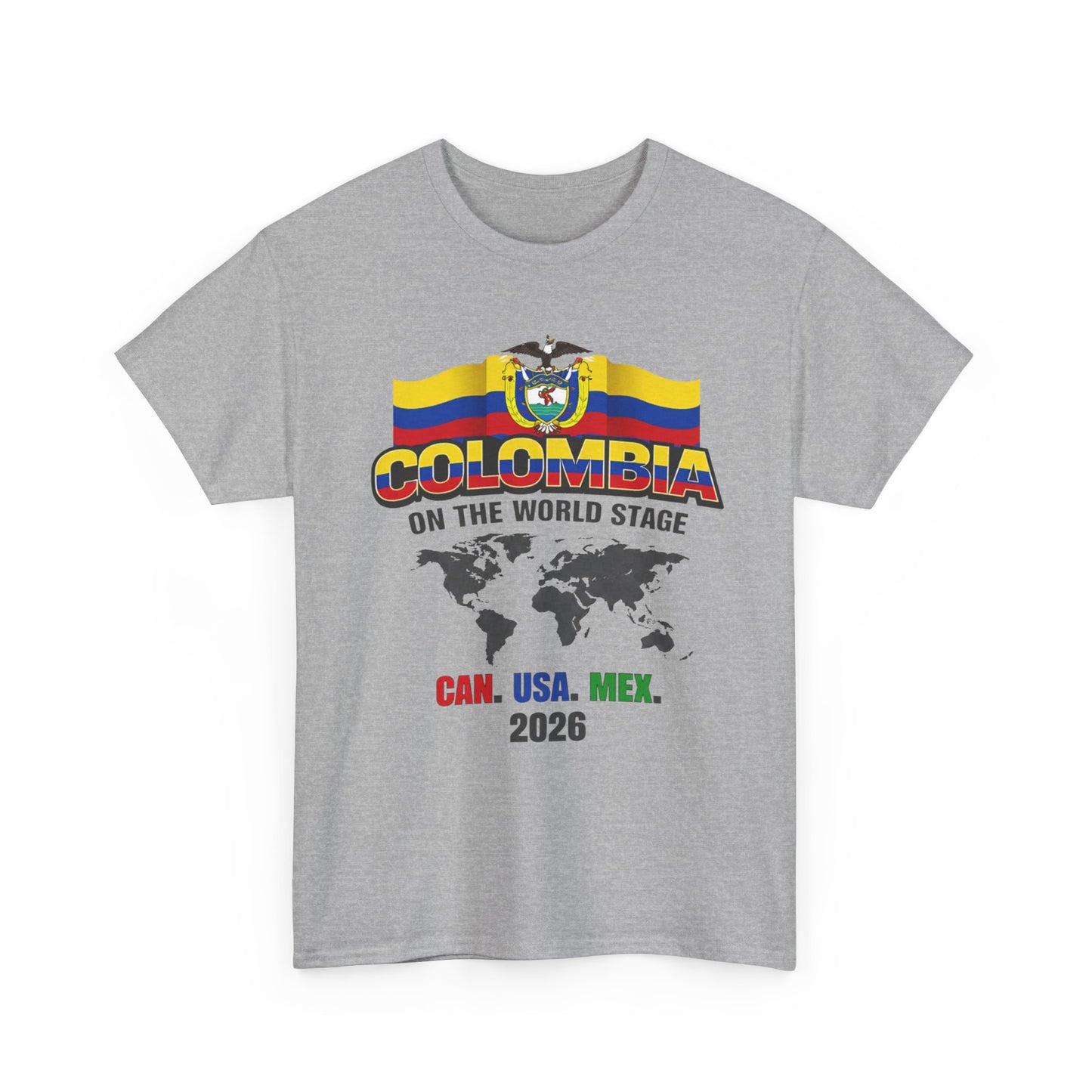 Colombia Soccer 2026 World Stage Tee | Canada Mexico USA soccer fans