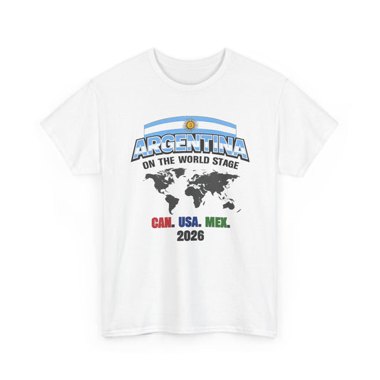 Argentina Soccer 2026 World Stage Tee | Canada Mexico USA Soccer
