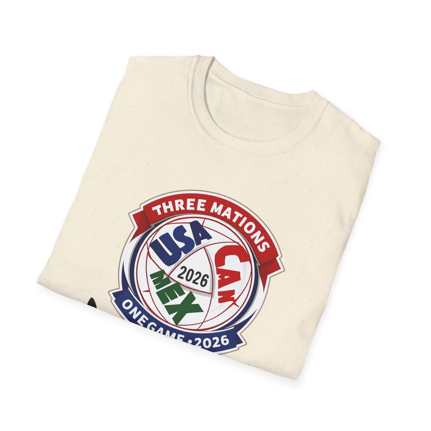 Three Nations One Game CANUSAMEX 2026 Soccer T-Shirt | Game Day Apparel