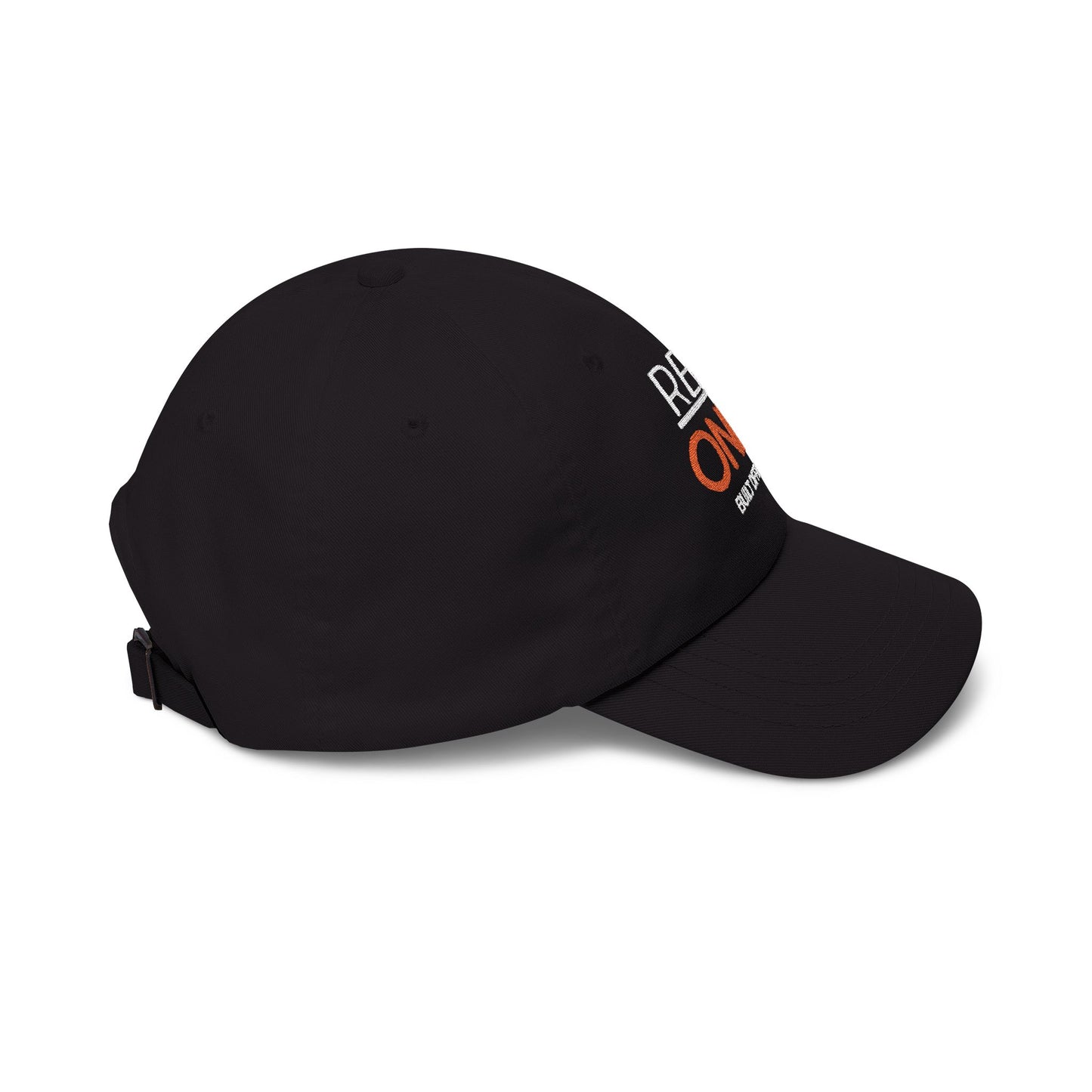 Real Ones Camo Dad Cap — "Real Ones Built Different" Embroidered Hat