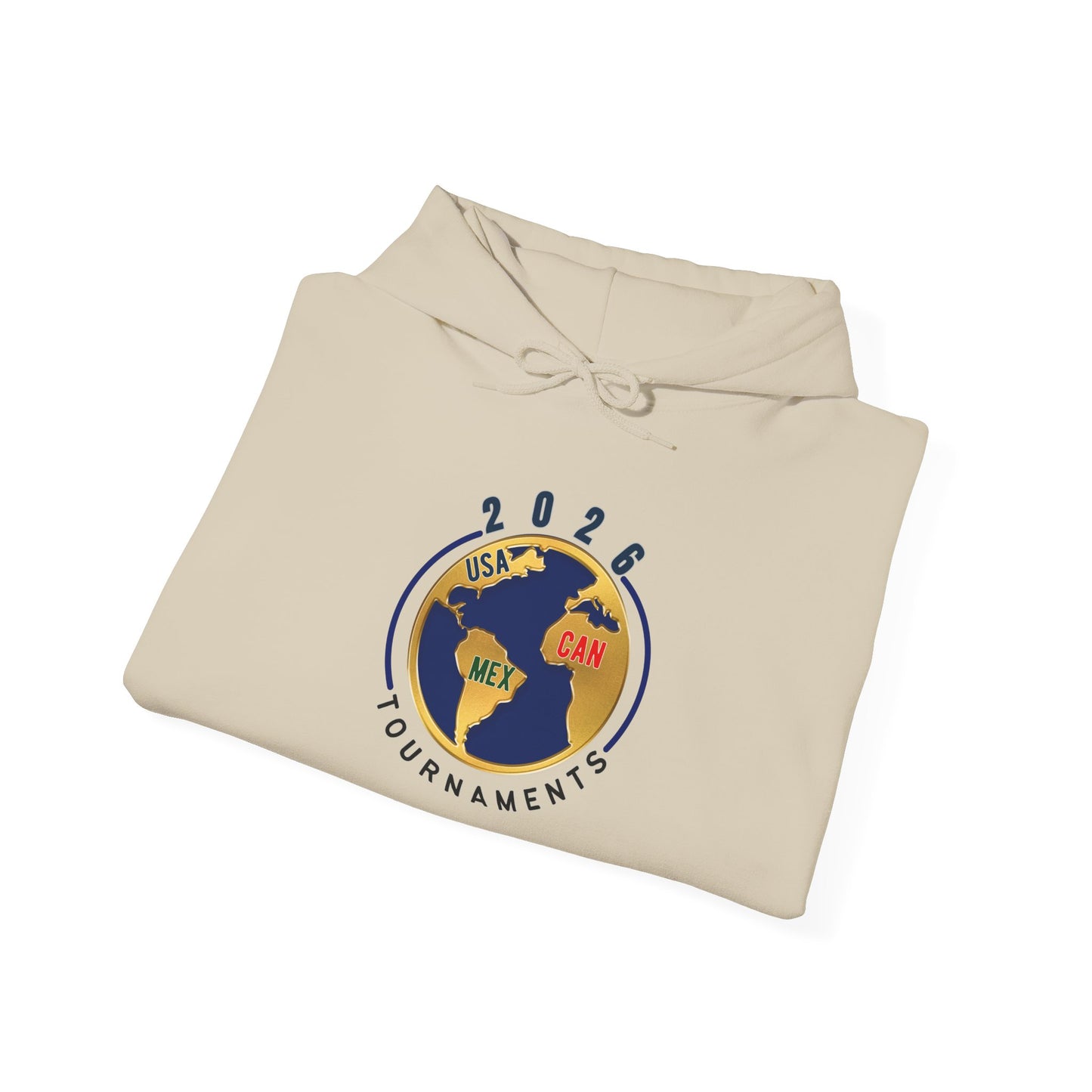 2026 Canada Mexico USA Tournament Hoodie — Map Badge Hoodie