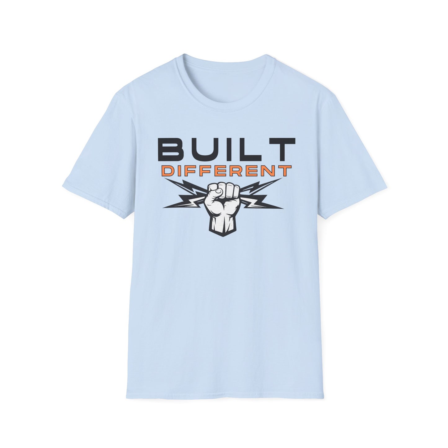 Built Different T-Shirt — Motivational Fist Graphic Tee
