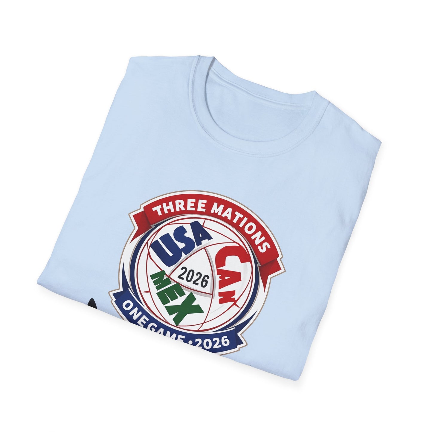 Three Nations One Game CANUSAMEX 2026 Soccer T-Shirt | Game Day Apparel