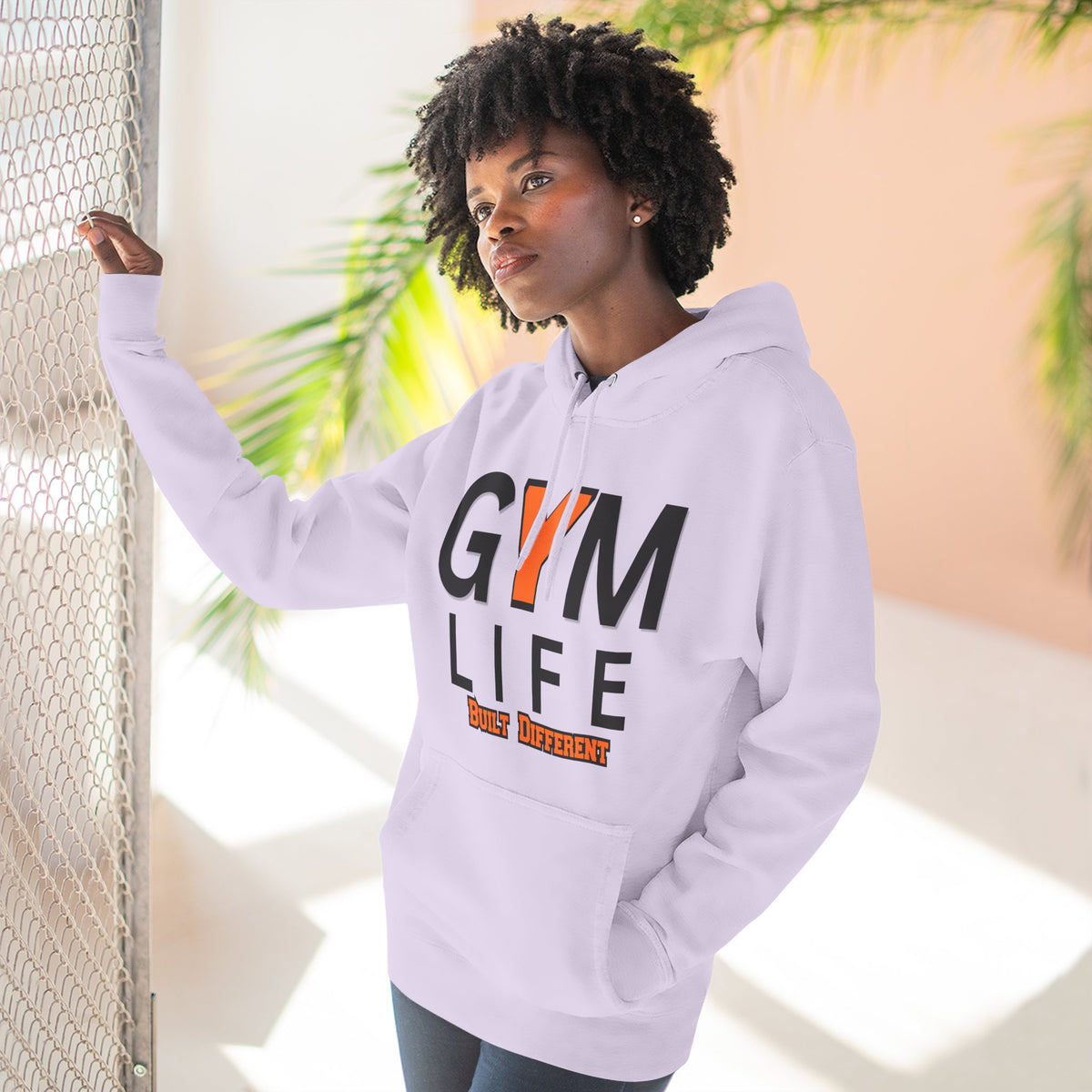 Gym Life Hoodie — Built Different Fitness Pullover