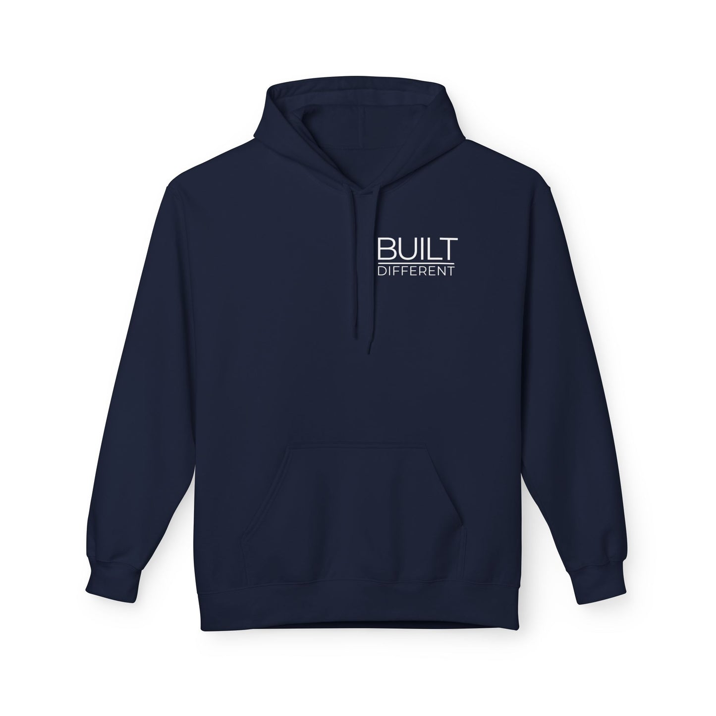 Built Different Hoodie – Discipline Over Everything Gym Hoodie, Motivational Fitness Pullover