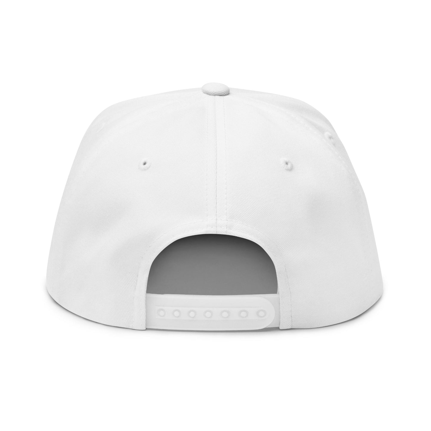 Built Different Embroidered Flat Bill Cap — Bold Snapback Hat