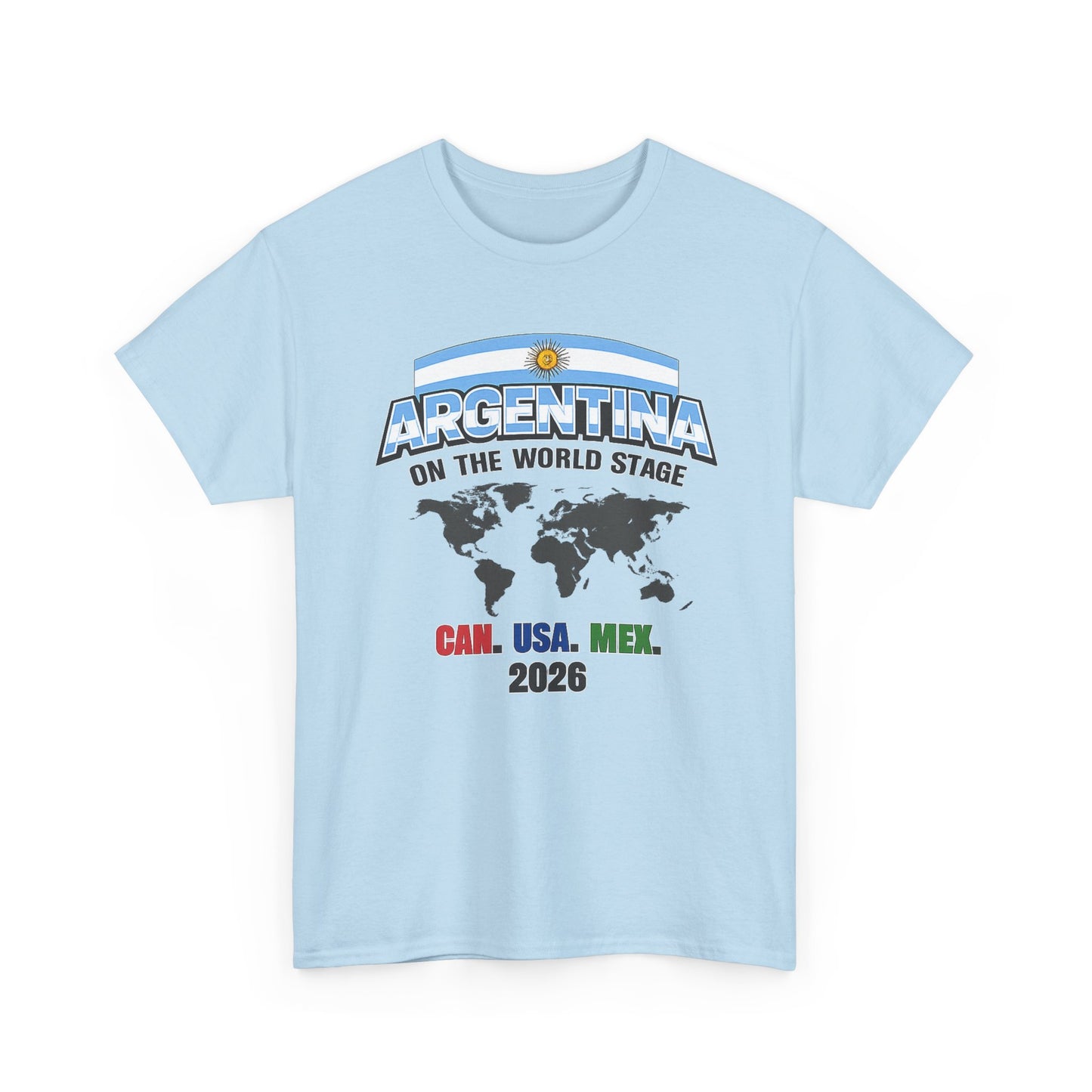 Argentina Soccer 2026 World Stage Tee | Canada Mexico USA Soccer