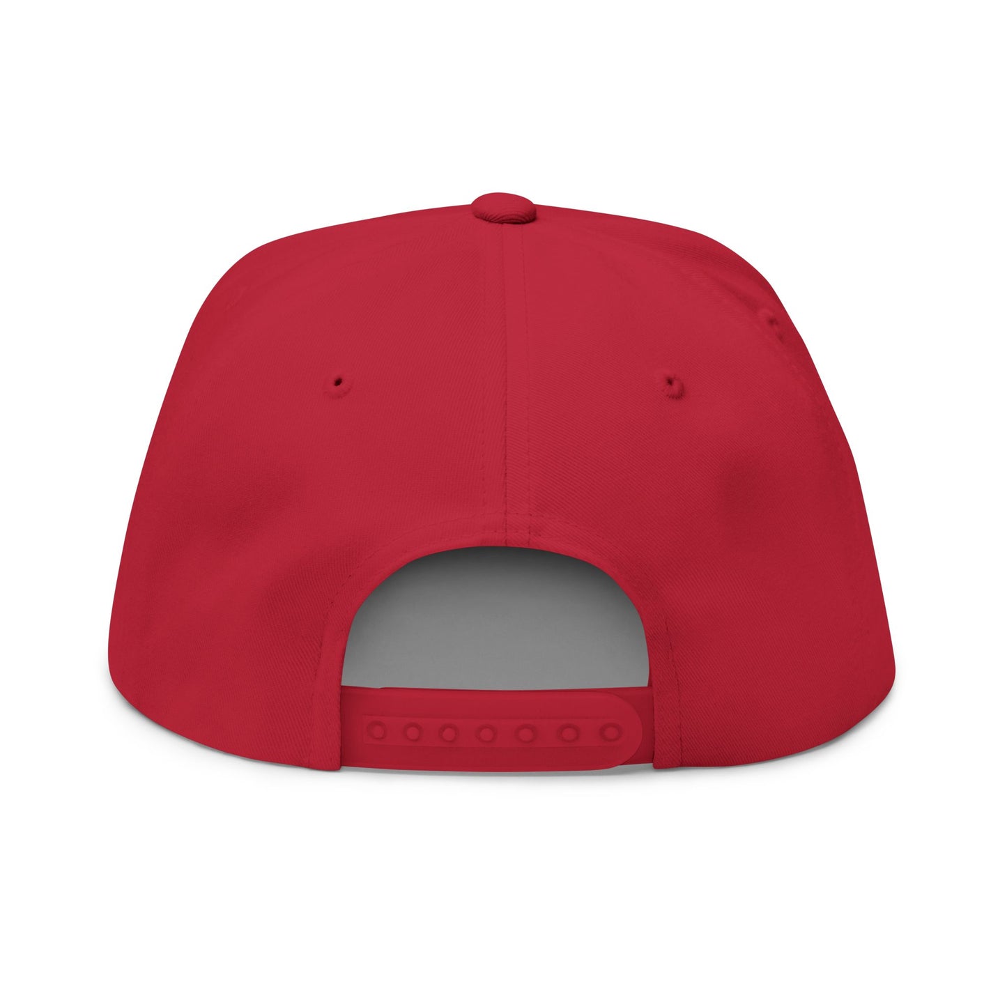 Built Different Embroidered Flat Bill Cap — Bold Snapback Hat