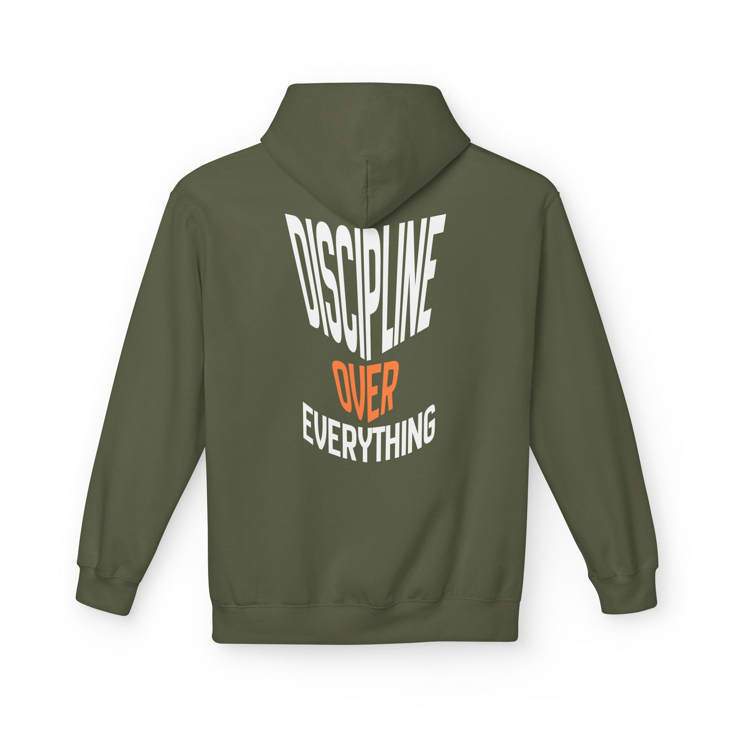Built Different Hoodie – Discipline Over Everything Gym Hoodie, Motivational Fitness Pullover