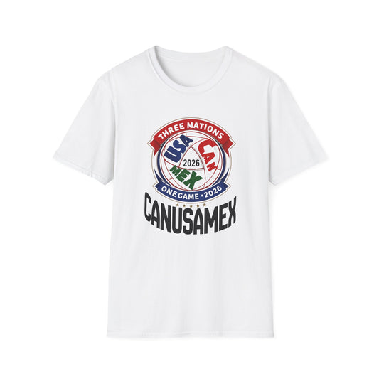 Three Nations One Game CANUSAMEX 2026 Soccer T-Shirt | Game Day Apparel