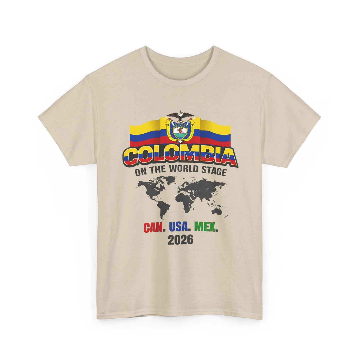 Colombia Soccer 2026 World Stage Tee | Canada Mexico USA soccer fans