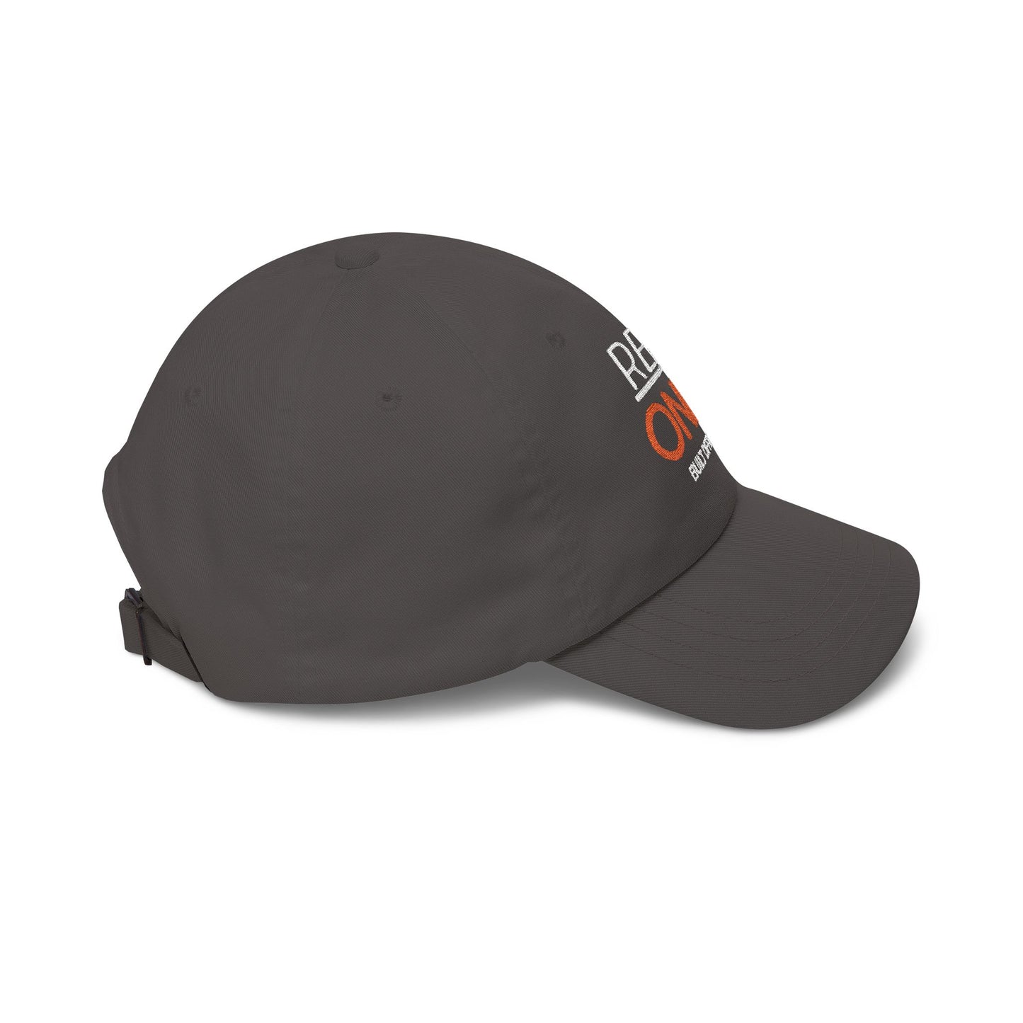 Real Ones Camo Dad Cap — "Real Ones Built Different" Embroidered Hat