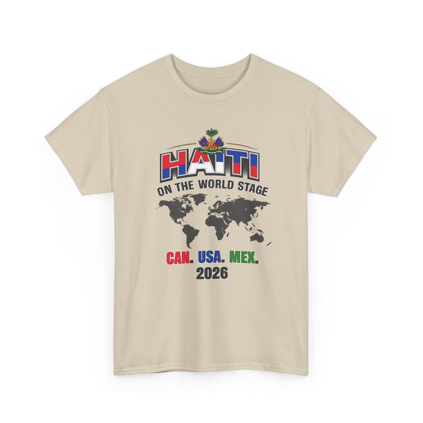 Haiti Soccer 2026 World Stage Tee | Canada Mexico USA Soccer