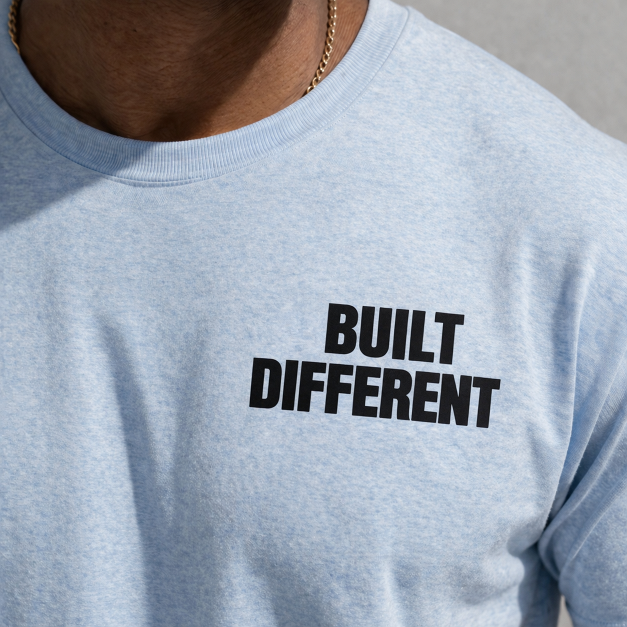 Built Different "No Days Off" Fitness Tee — Motivational Gym T-Shirt