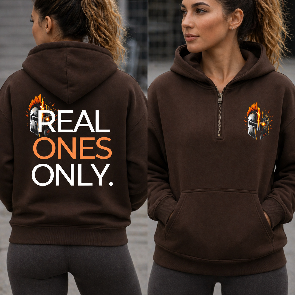 Real Ones Only Sweatshirt | Built Different Hoodie shirt| Gym Motivation Crewneck | Premium Fitness Apparel