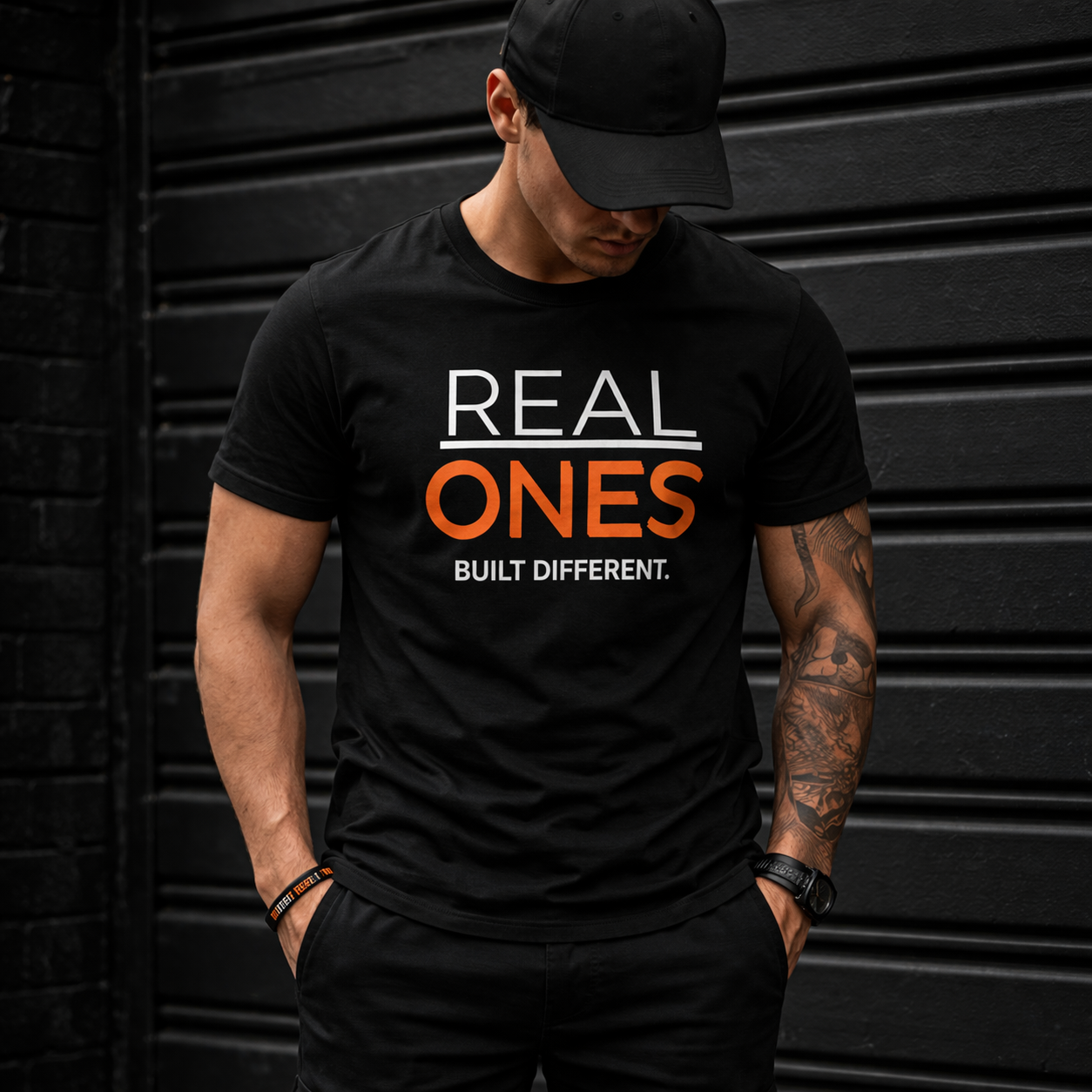 Real Ones Built Different T-Shirt — Motivational Graphic Tee for Confident Winners
