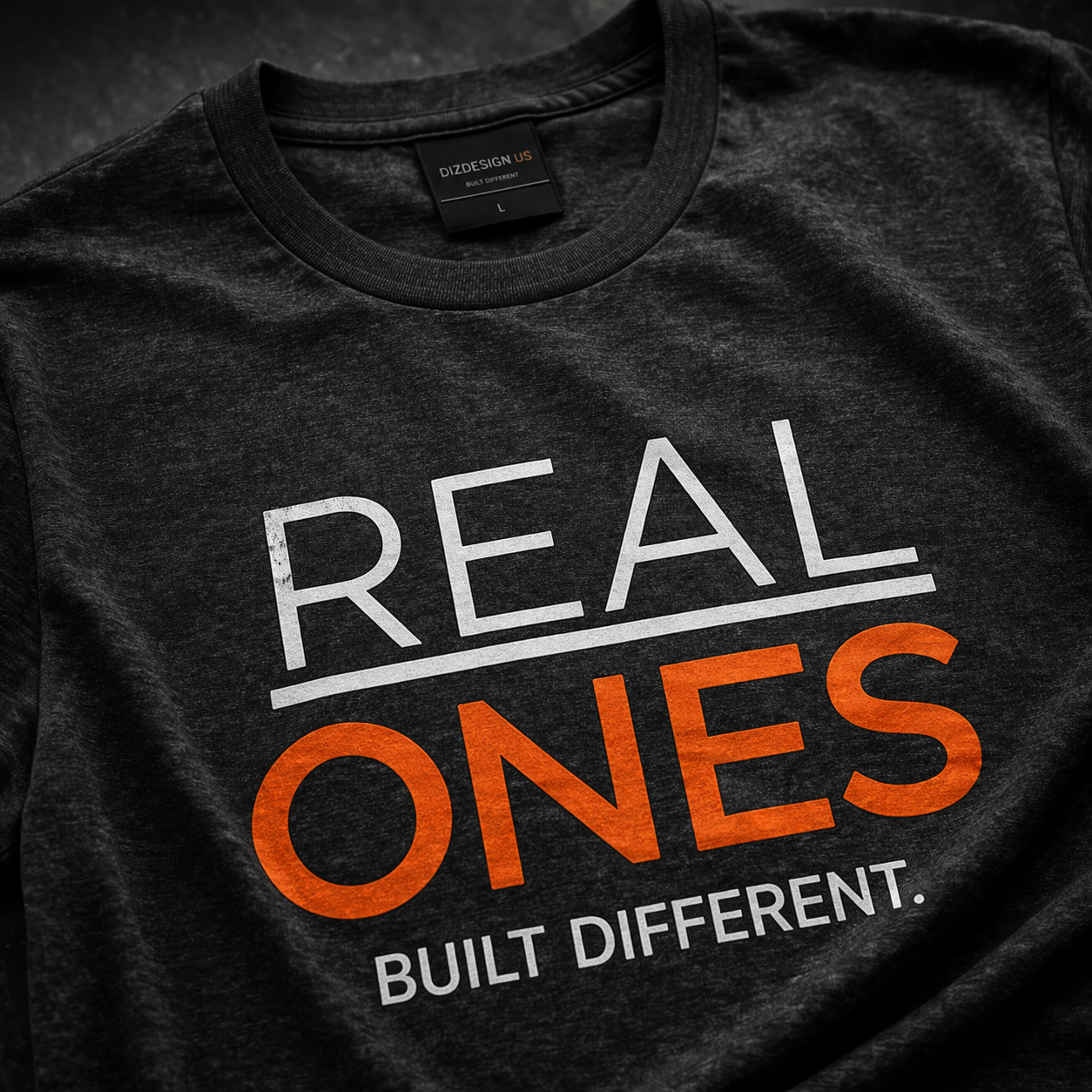 Real Ones Built Different T-Shirt — Motivational Graphic Tee for Confident Winners