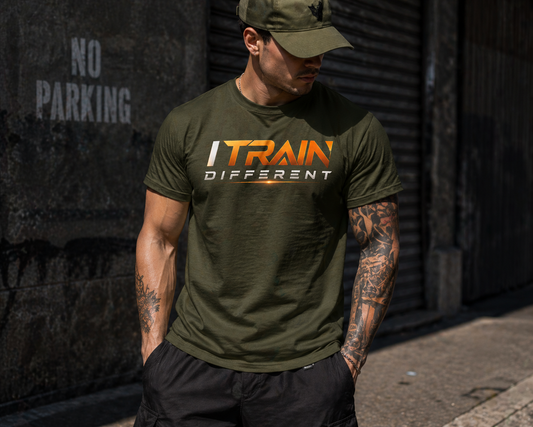 I Train Different T-Shirt — Motivational Gym Workout Tee