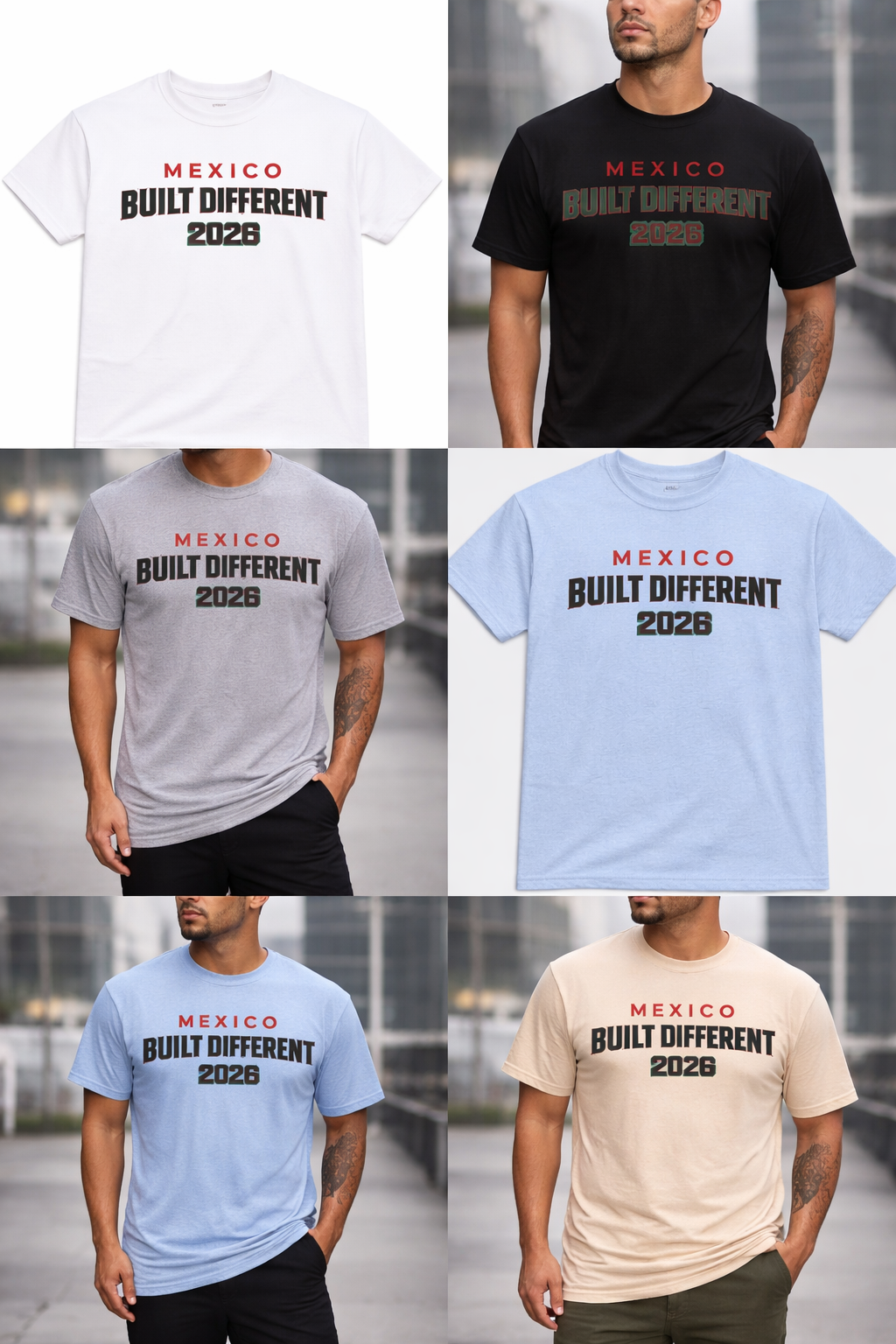 Mexico Built Different 2026 T-Shirt