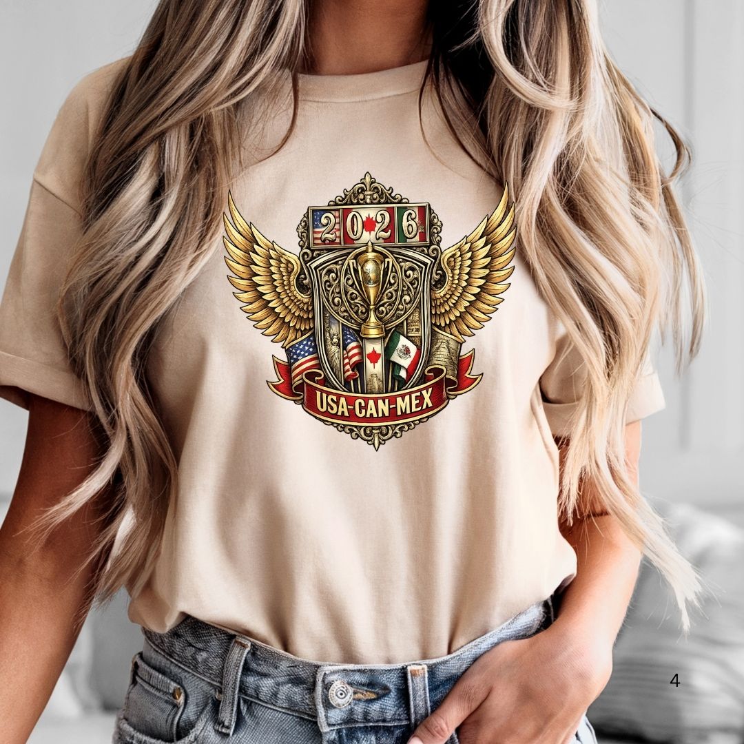 2026 Soccer Games Canada United States Mexico T-Shirt