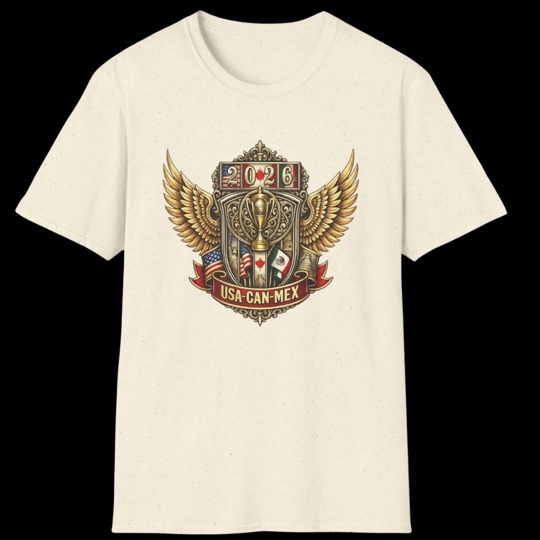 2026 Soccer Games Canada United States Mexico T-Shirt