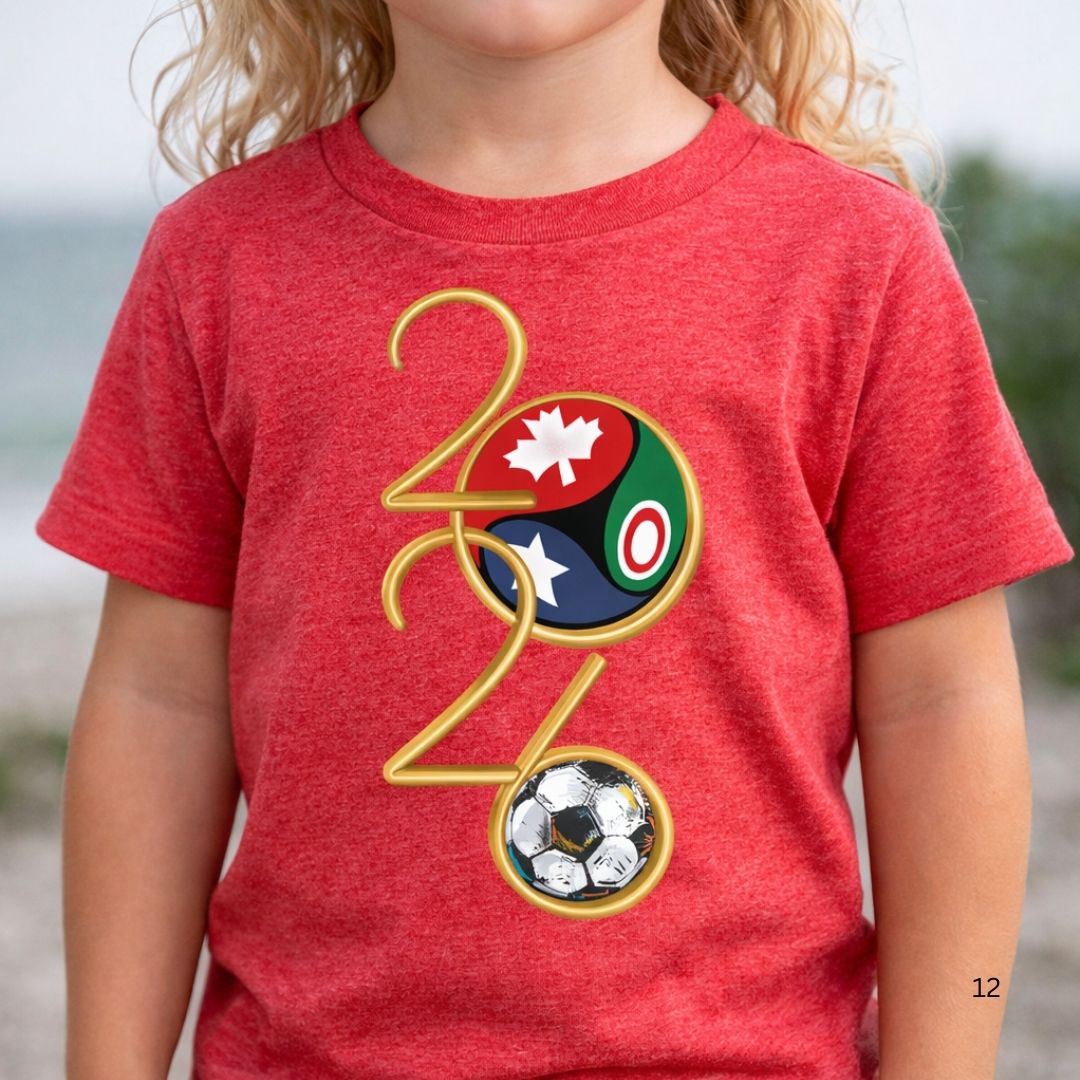 2026 Soccer Toddler Tee - Baby Football Shirt | Soft Kids Sports Apparel