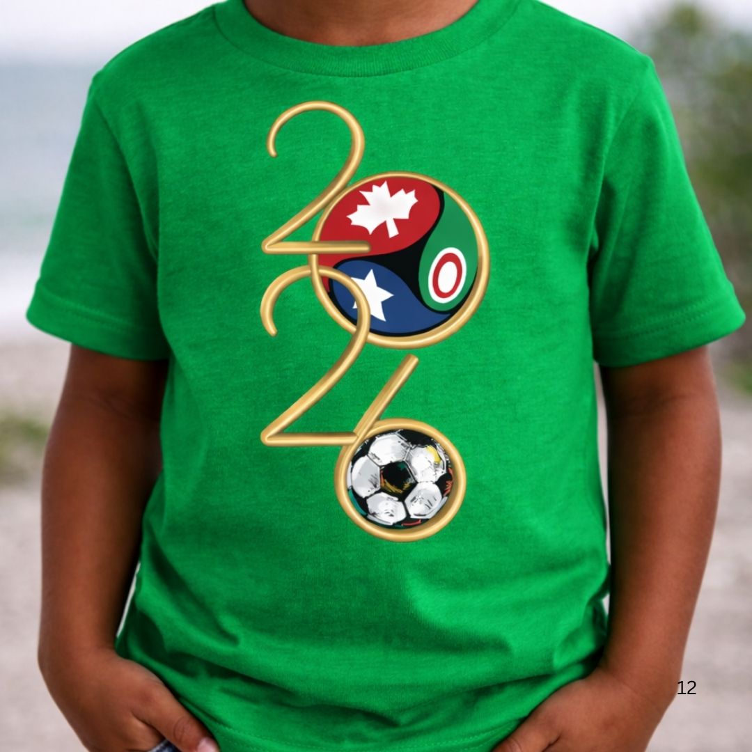 2026 Soccer Toddler Tee - Baby Football Shirt | Soft Kids Sports Apparel