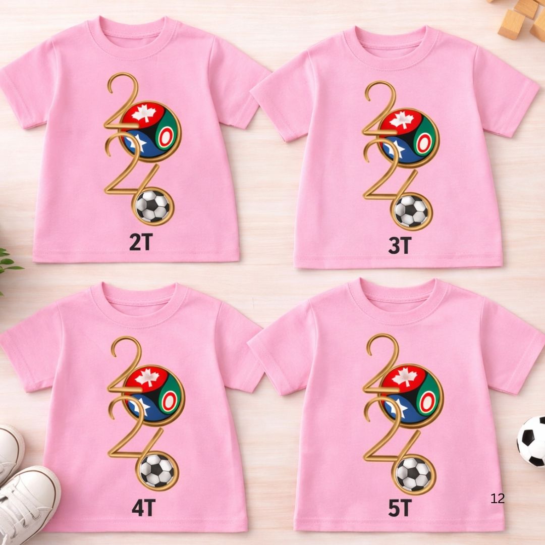 2026 Soccer Toddler Tee - Baby Football Shirt | Soft Kids Sports Apparel