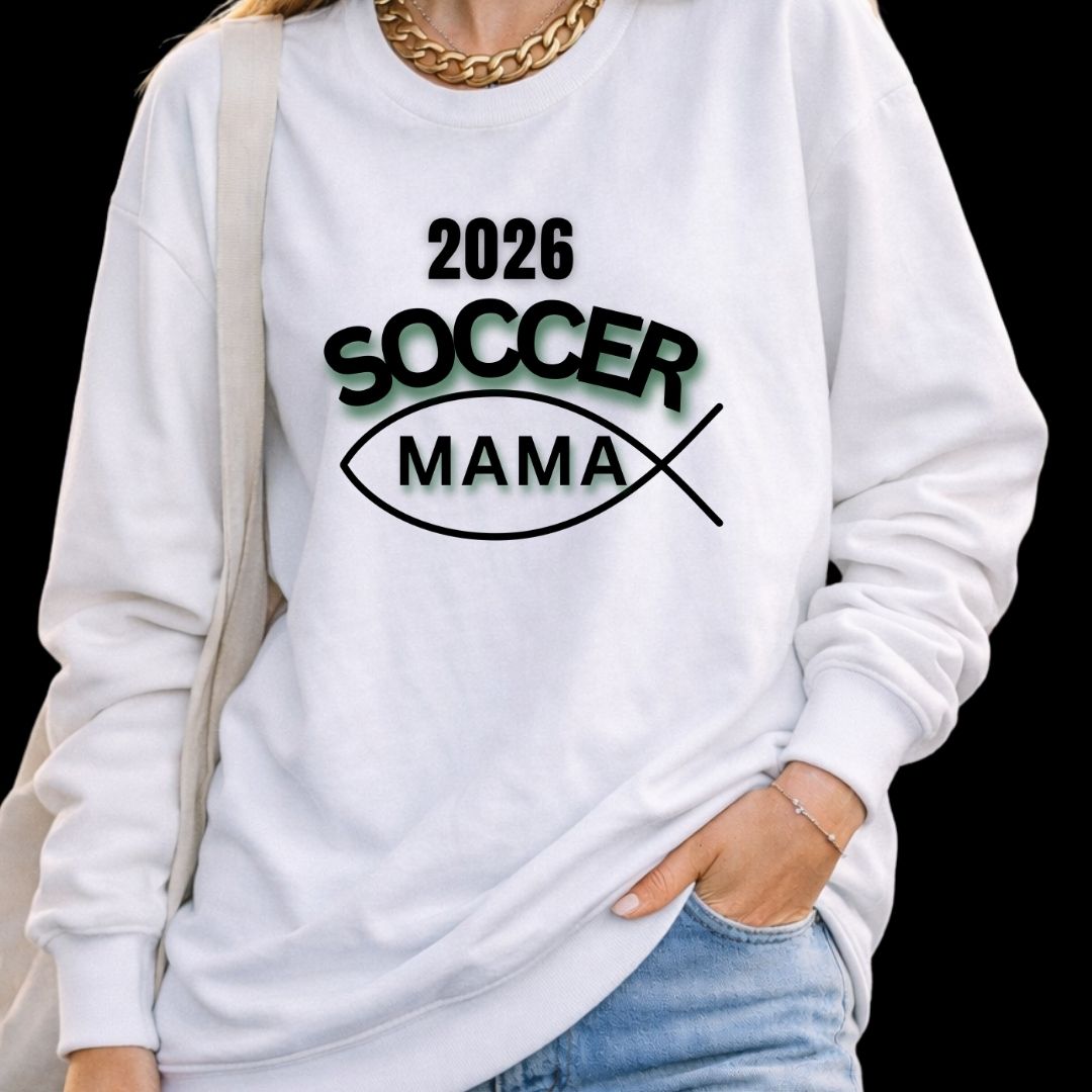 2026 Soccer Mama Crewneck Sweatshirt