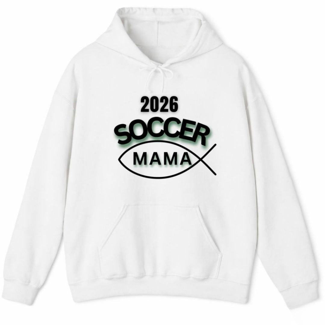 2026 Soccer Mama Hoodie – Mom Soccer Supporter Sweatshirt