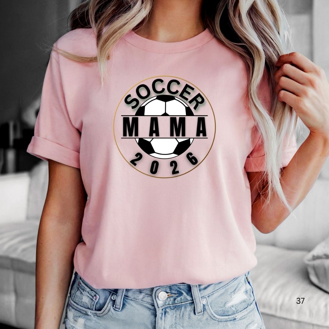 Soccer Mama 2026 T-Shirt – Women’s Soccer Mom Tee