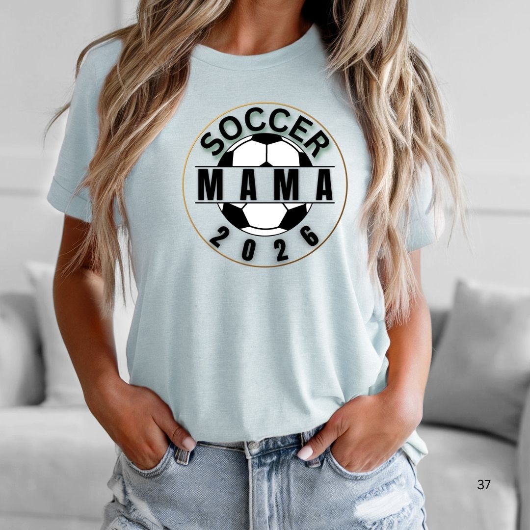 Soccer Mama 2026 T-Shirt – Women’s Soccer Mom Tee