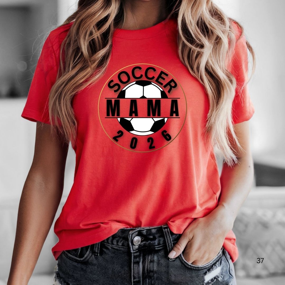 Soccer Mama 2026 T-Shirt – Women’s Soccer Mom Tee