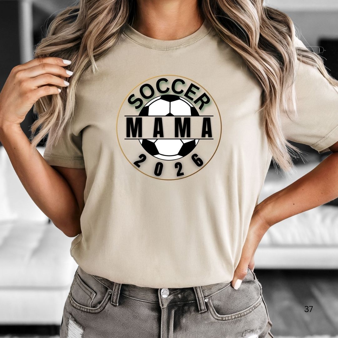 Soccer Mama 2026 T-Shirt – Women’s Soccer Mom Tee