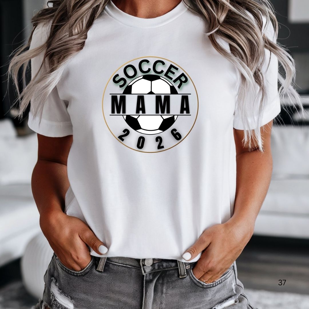 Soccer Mama 2026 T-Shirt – Women’s Soccer Mom Tee