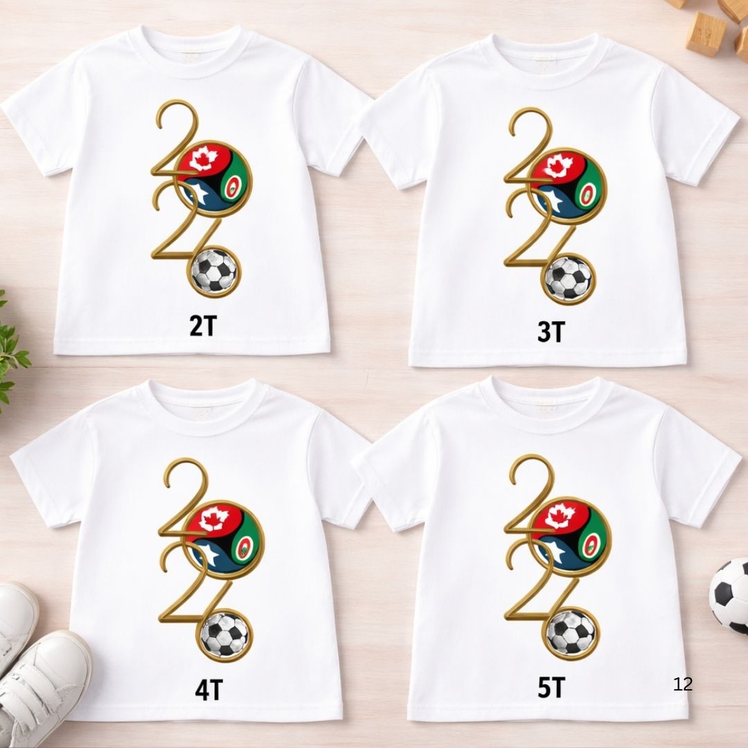 2026 Soccer Toddler Tee - Baby Football Shirt | Soft Kids Sports Apparel